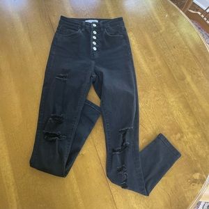 FLYING MONKEY RIPPED JEANS